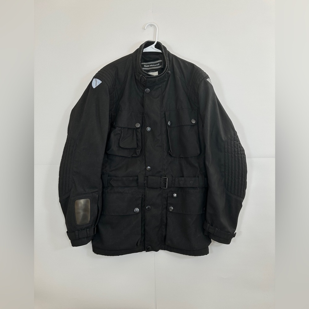 BMW Motorrad Motorcycle New City Riding Jacket Black Men’s Size Large No Pads